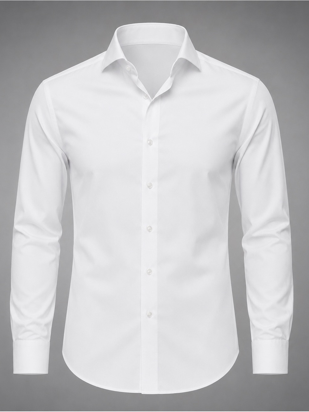 Calvin Klein Men's White Dress Shirt - Spread Collar